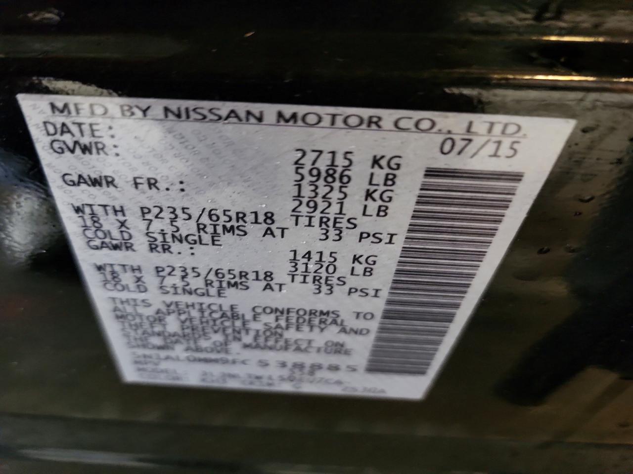 2015 INFINITI QX60