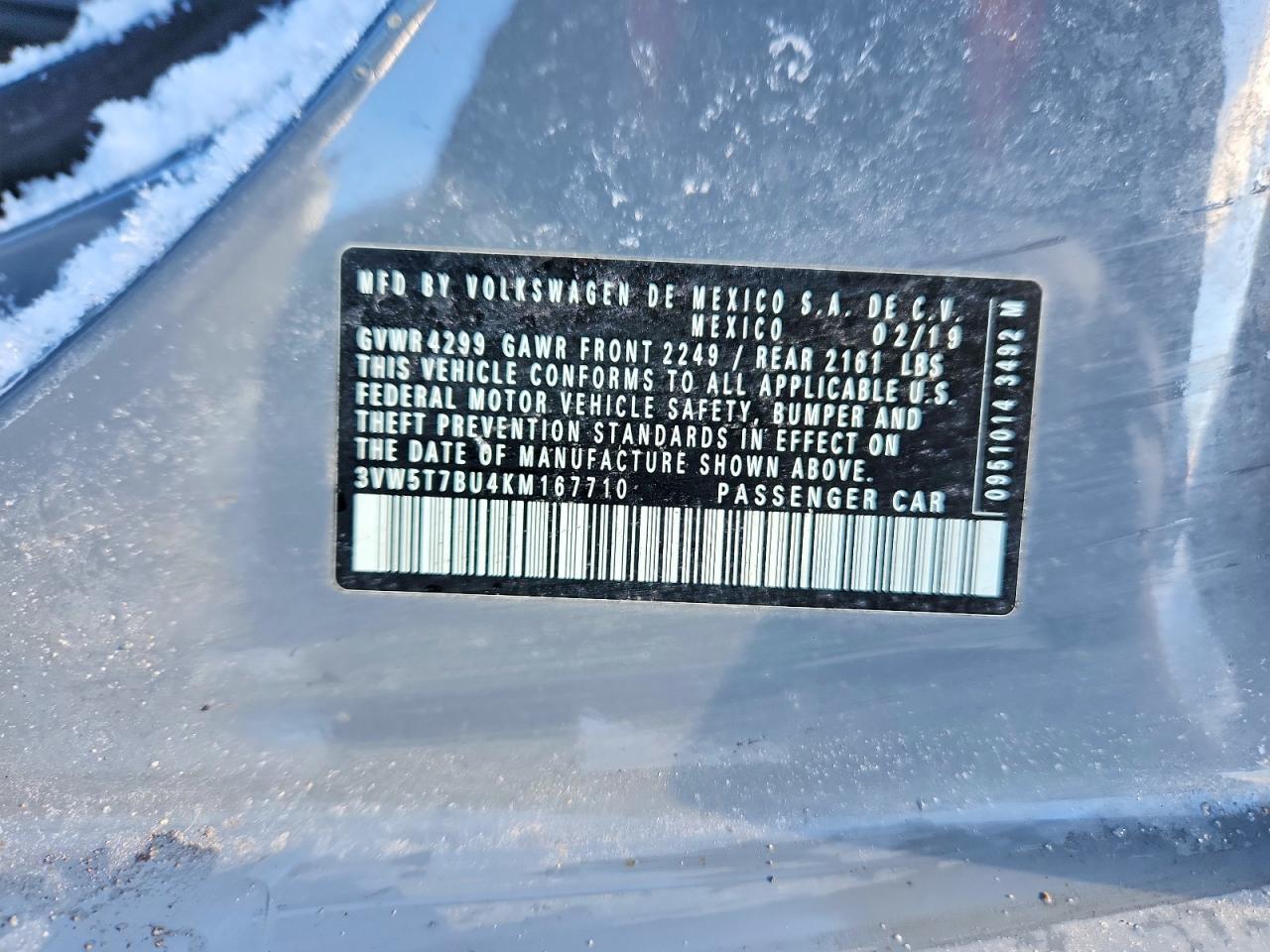 2019 VOLKSWAGEN JETTA