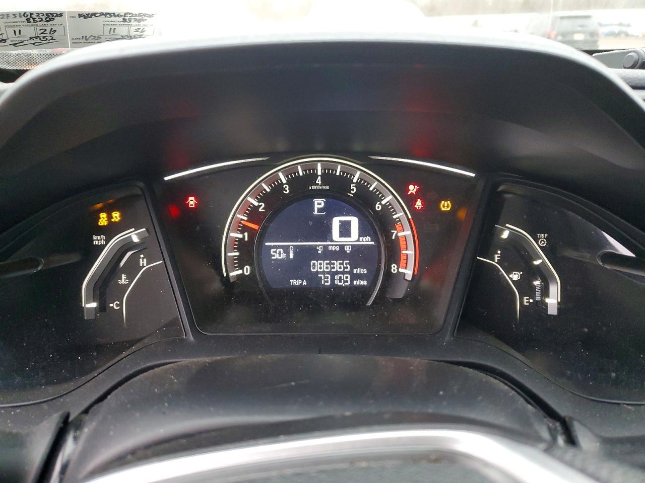 2016 HONDA CIVIC