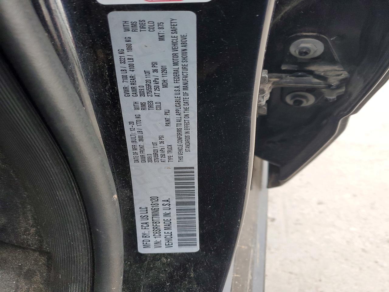2021 RAM 1500