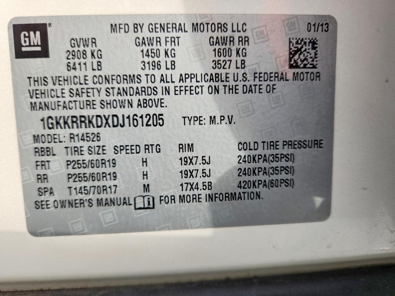2013 GMC ACADIA