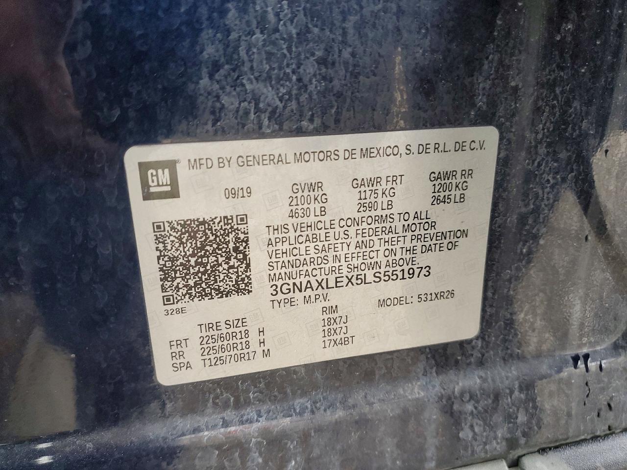 2020 CHEVROLET EQUINOX
