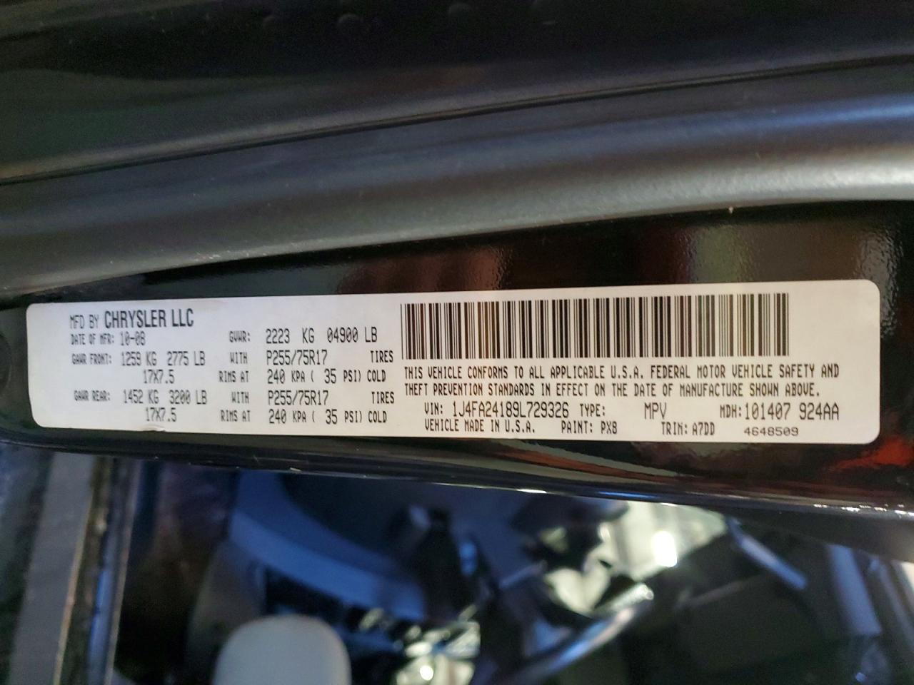 2009 JEEP WRANGLER