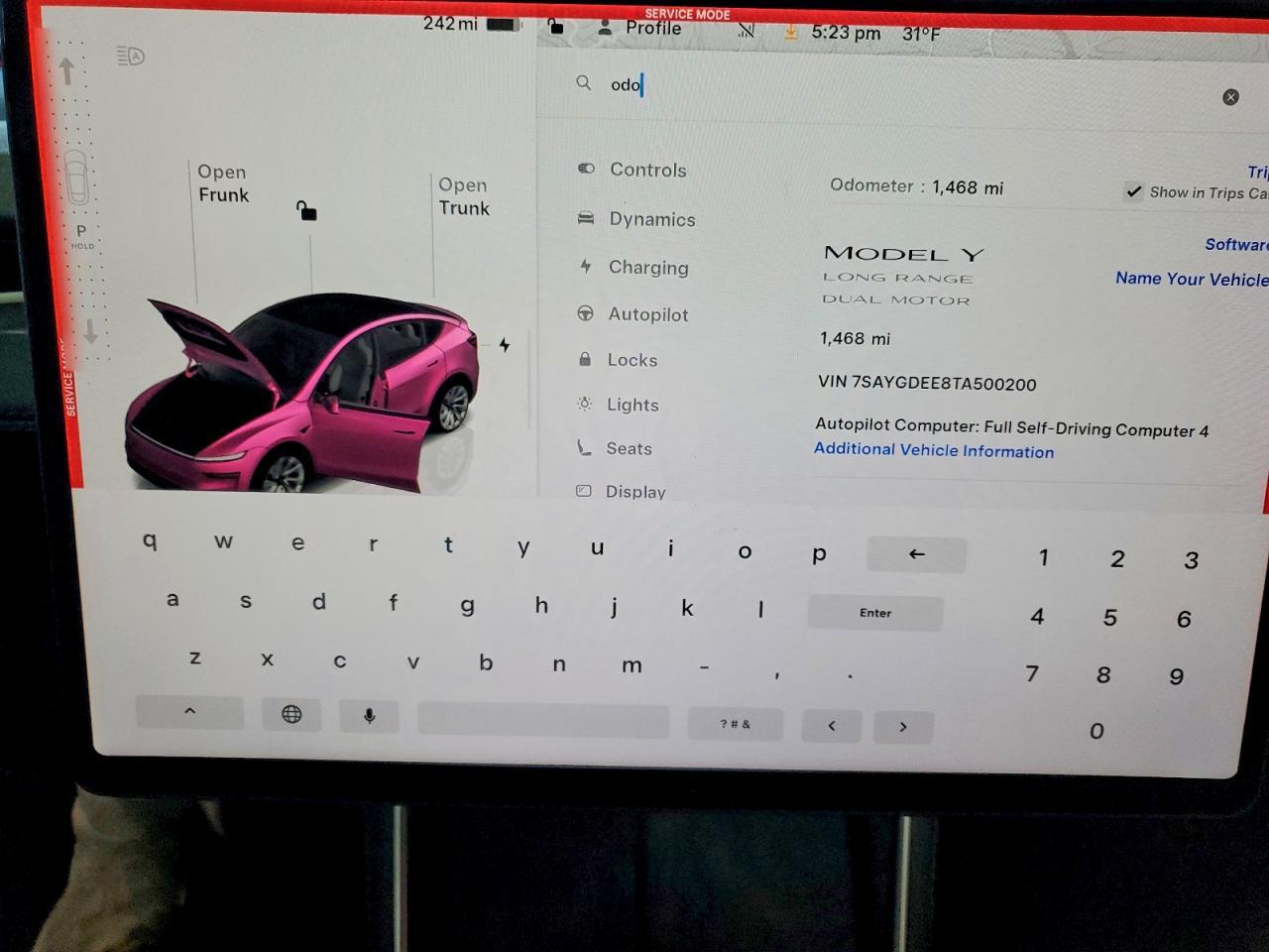 2026 TESLA MODEL Y