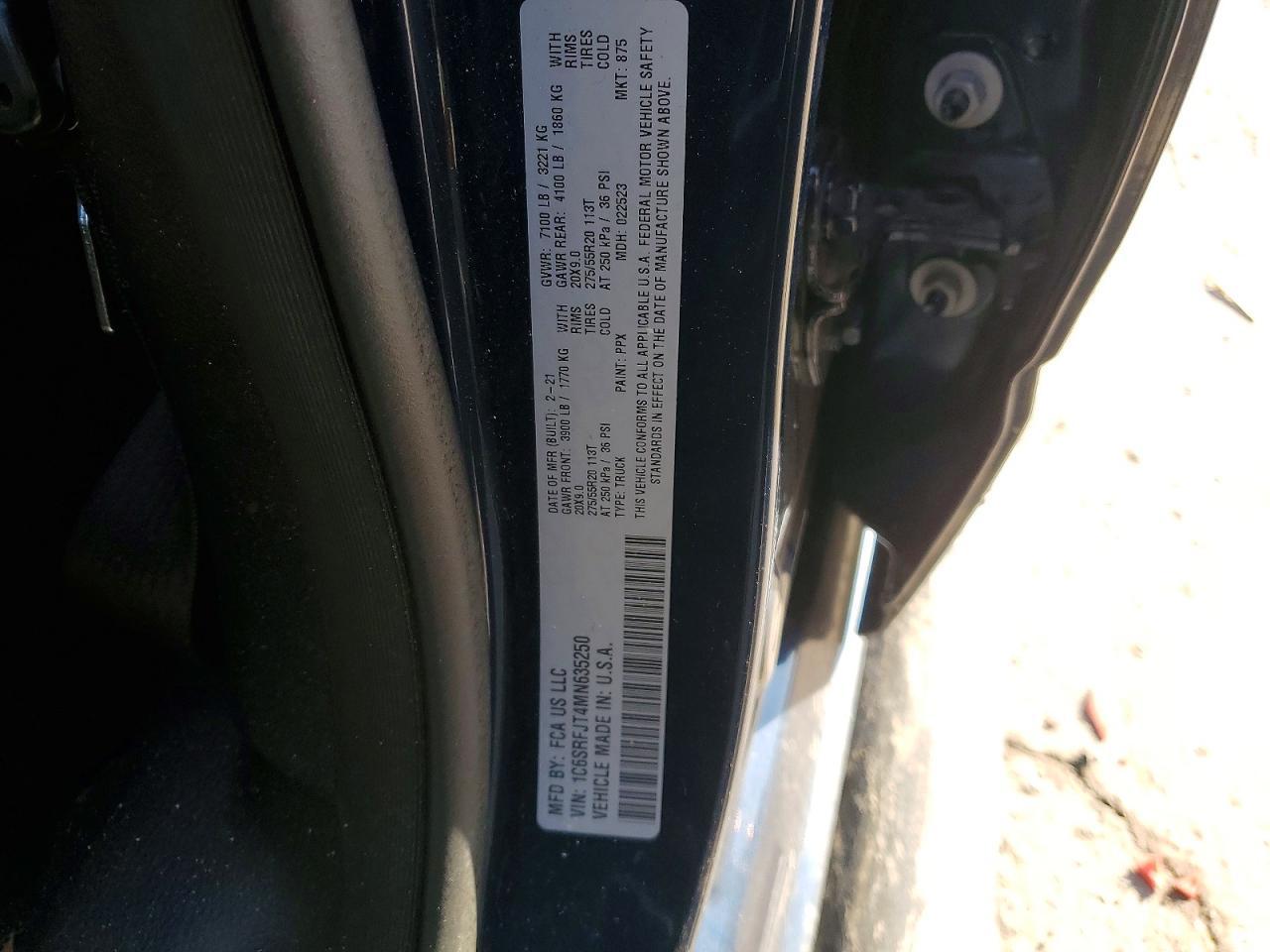 2021 RAM 1500