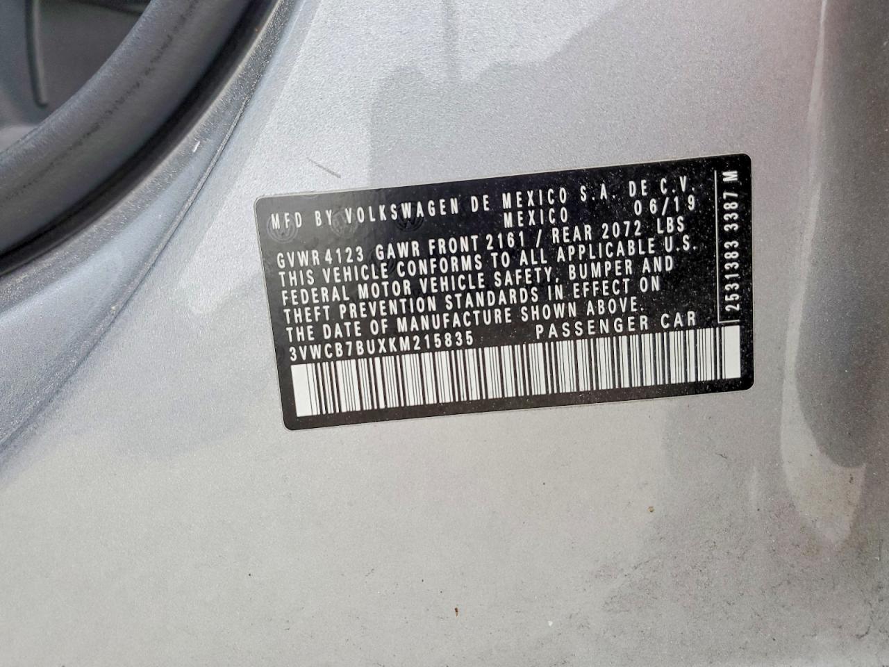 2019 VOLKSWAGEN JETTA
