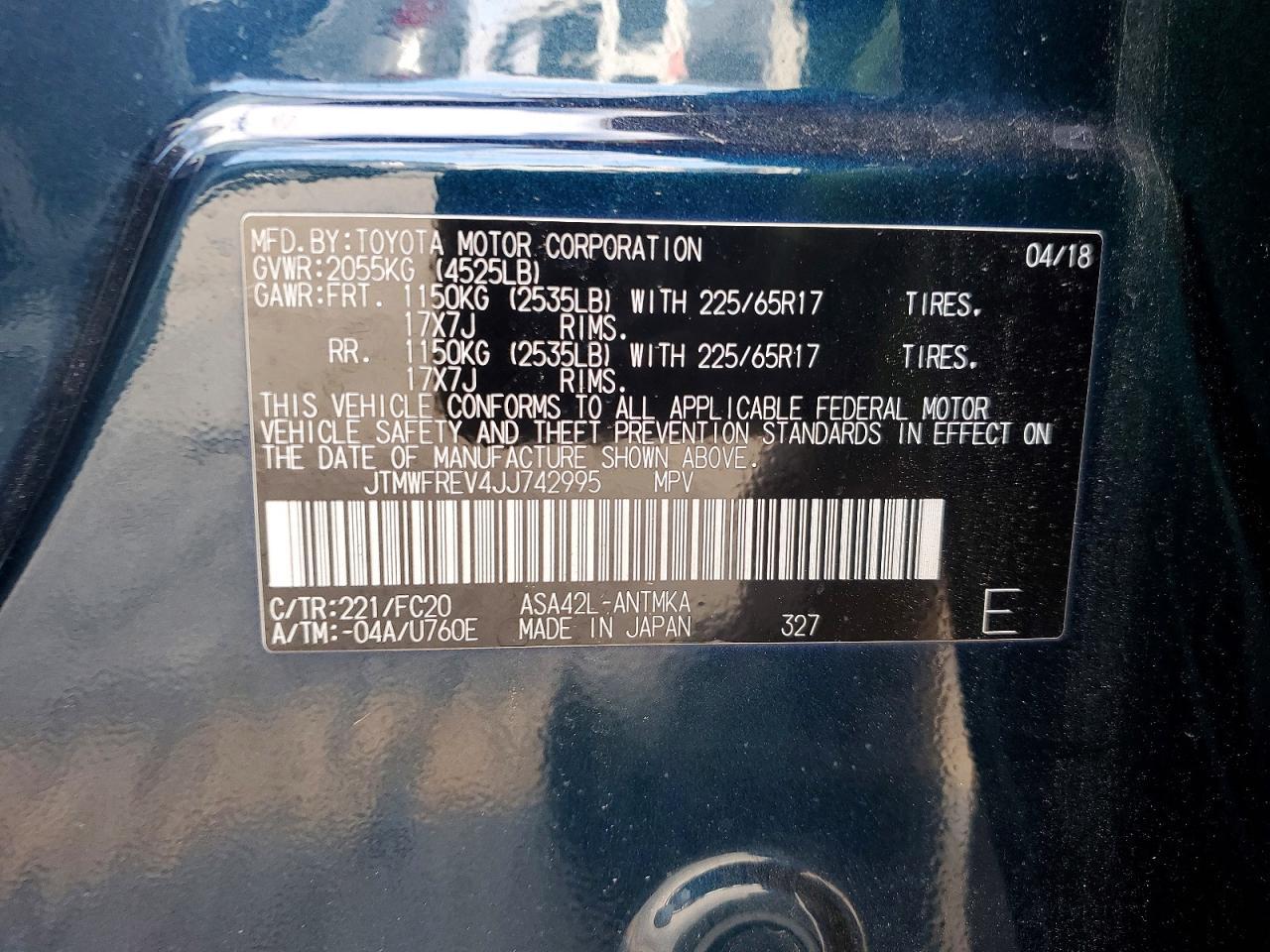 2018 TOYOTA RAV4