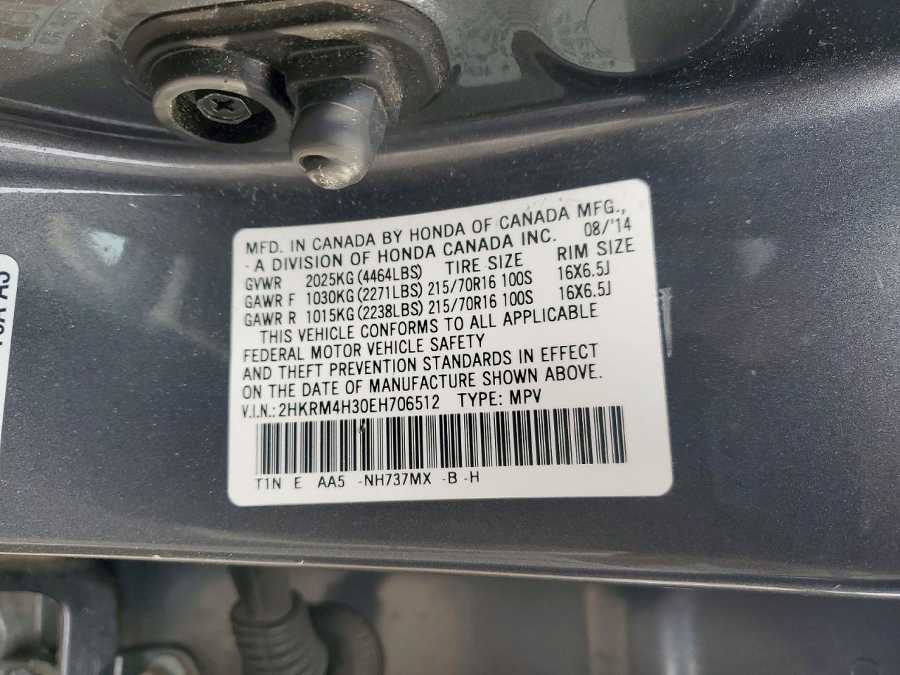 2014 HONDA CR-V