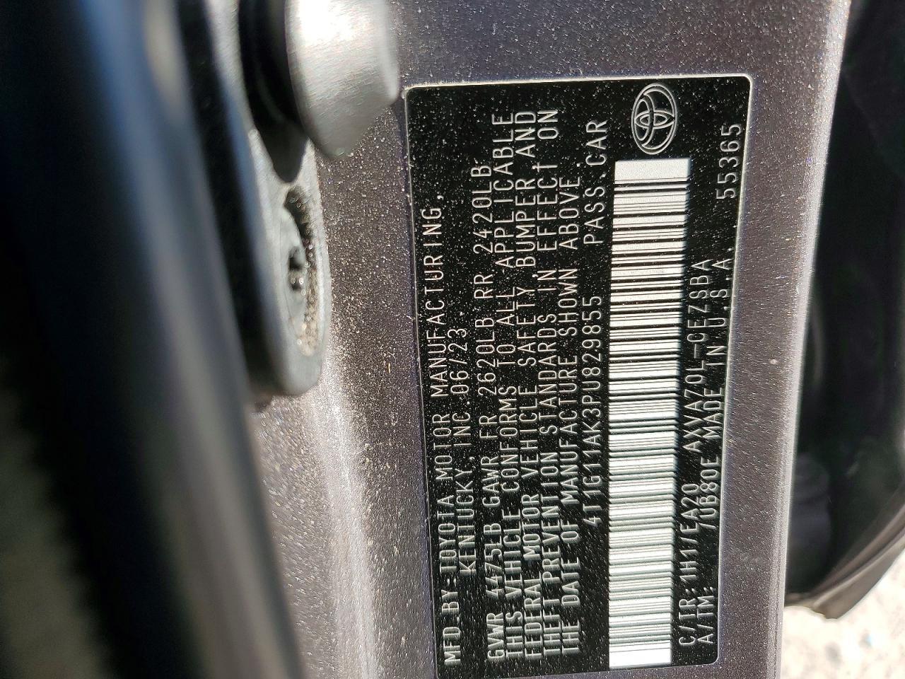 2023 TOYOTA CAMRY