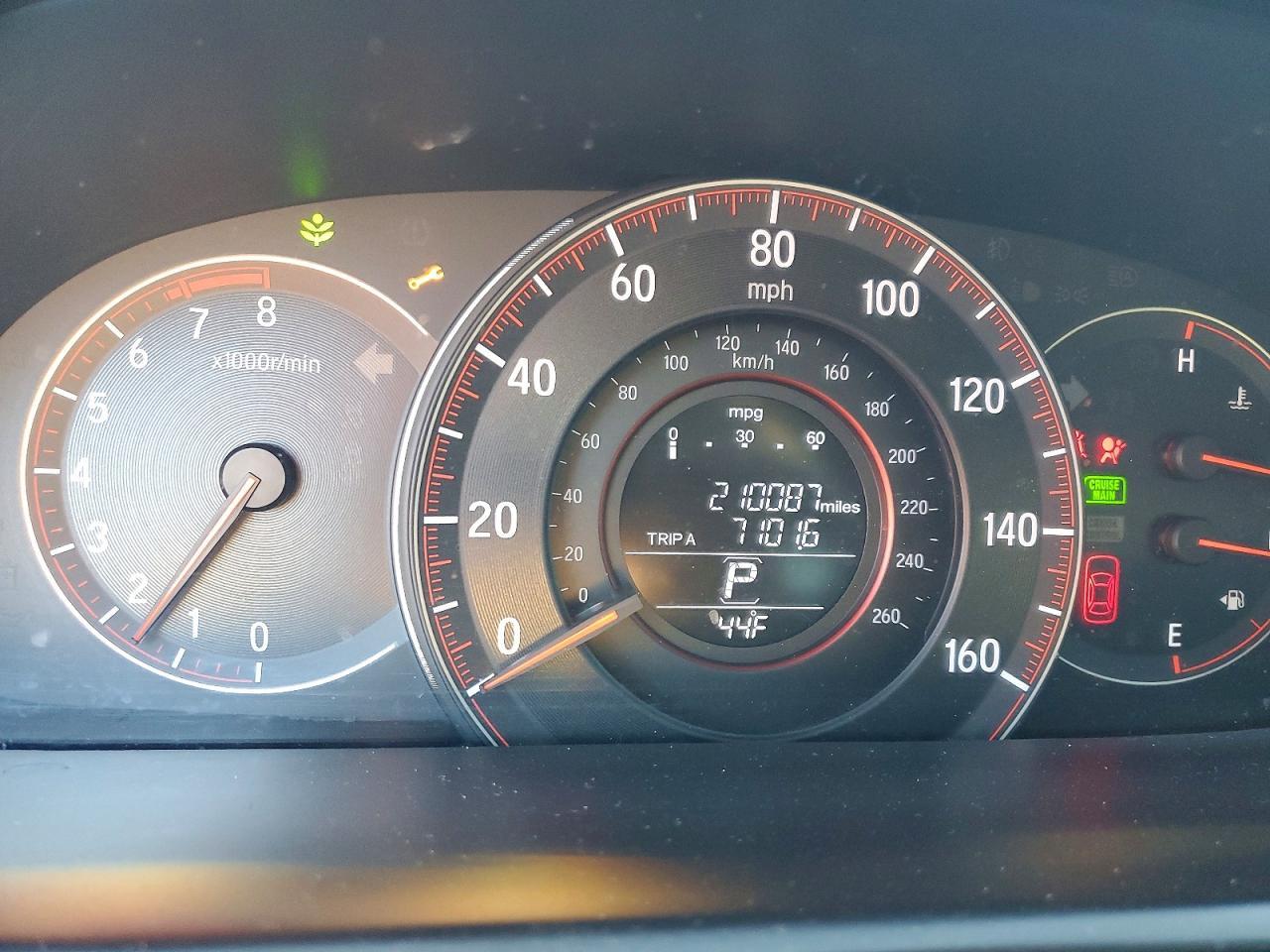 2016 HONDA ACCORD