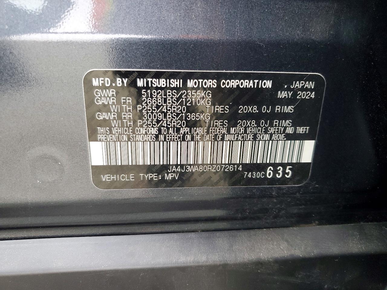2024 MITSUBISHI outlander