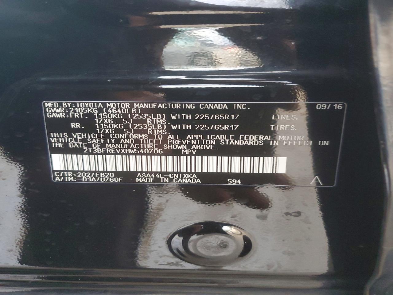 2017 TOYOTA RAV4