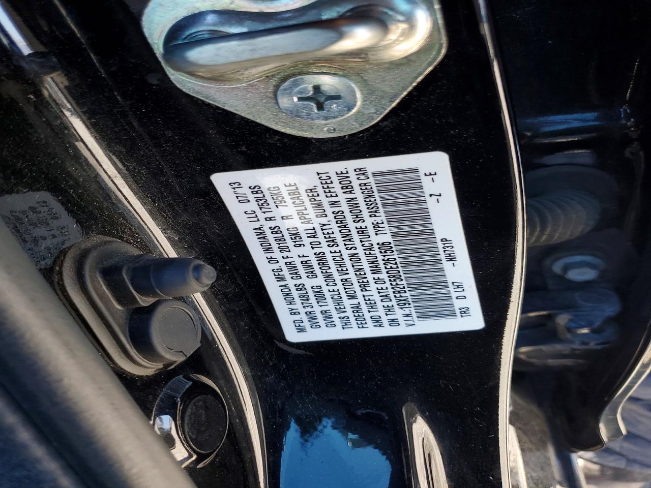 2013 HONDA CIVIC