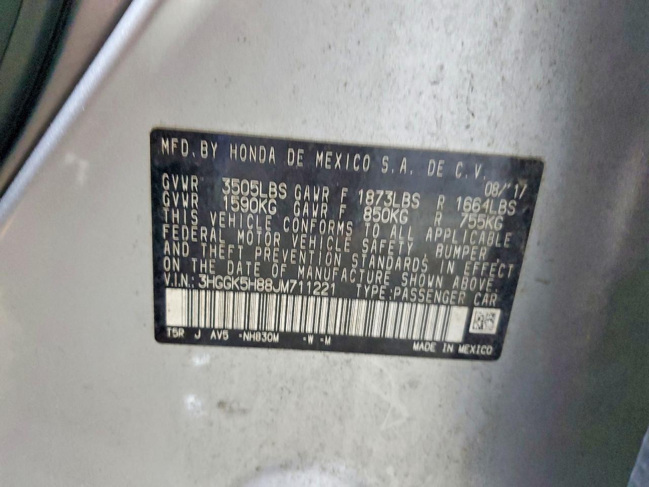 2018 HONDA FIT