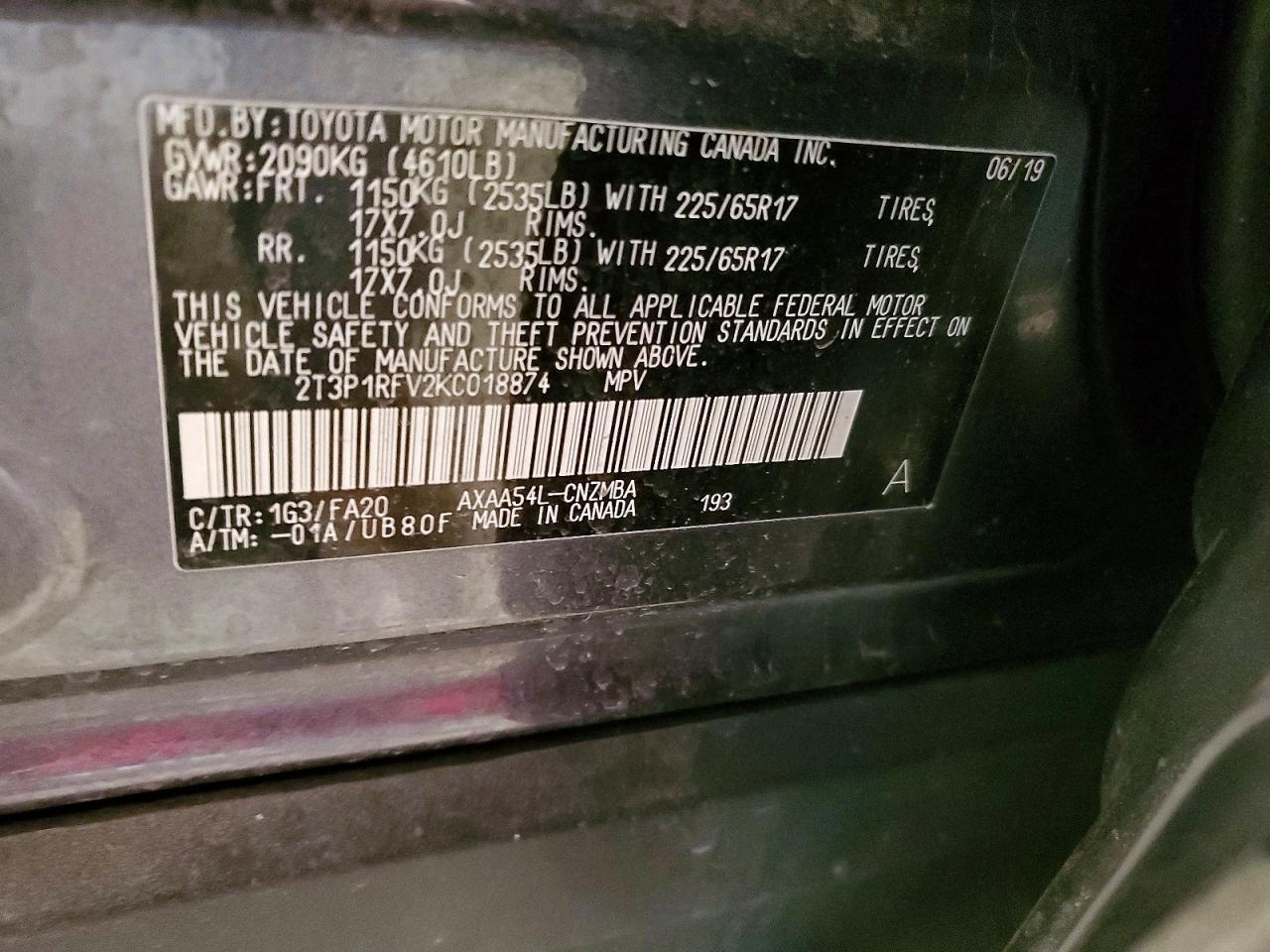 2019 TOYOTA RAV4
