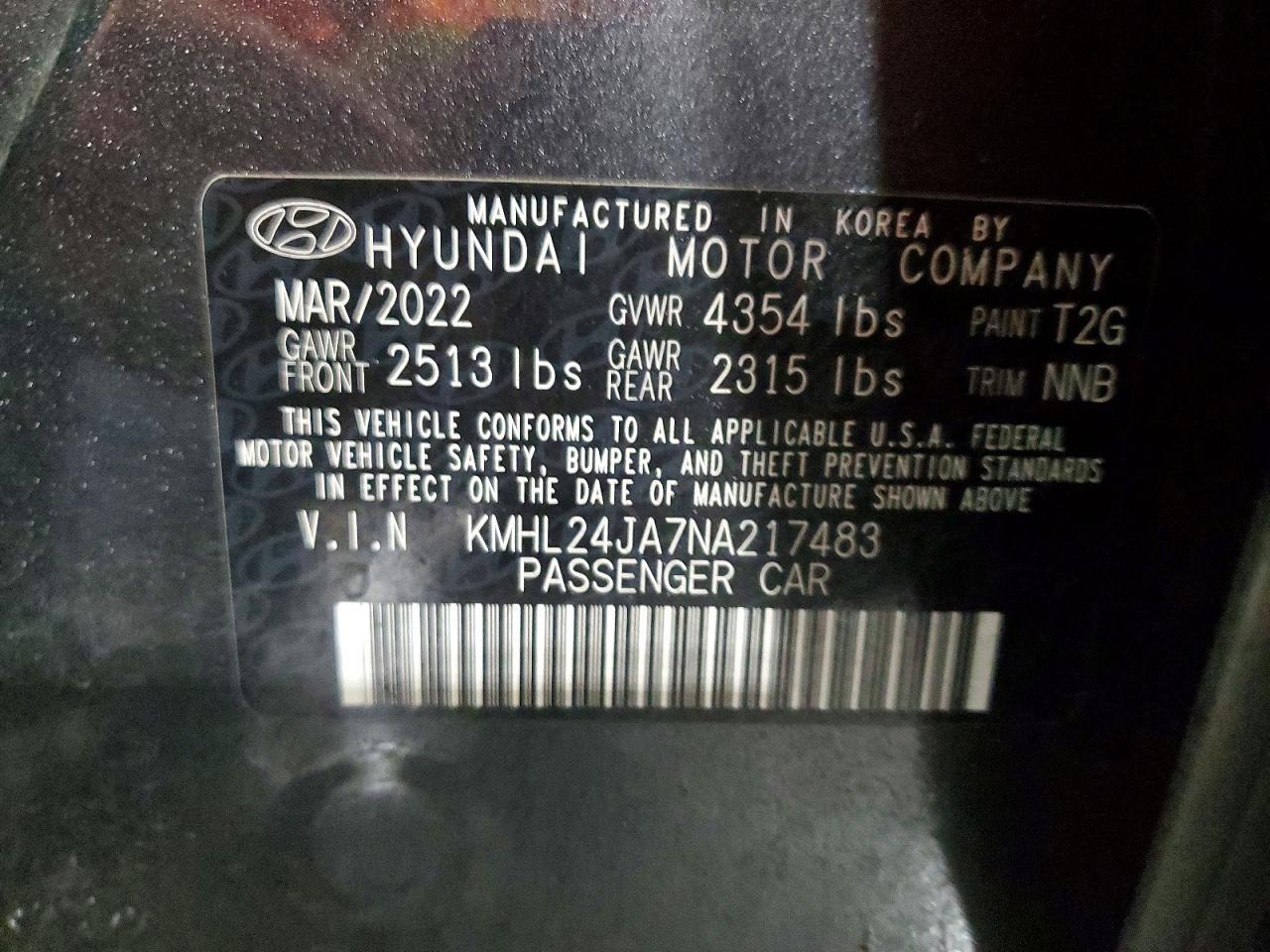 2022 HYUNDAI SONATA