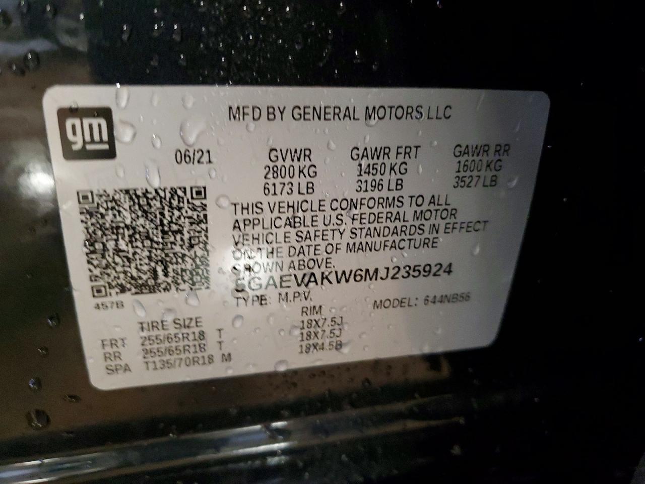 2021 BUICK ENCLAVE