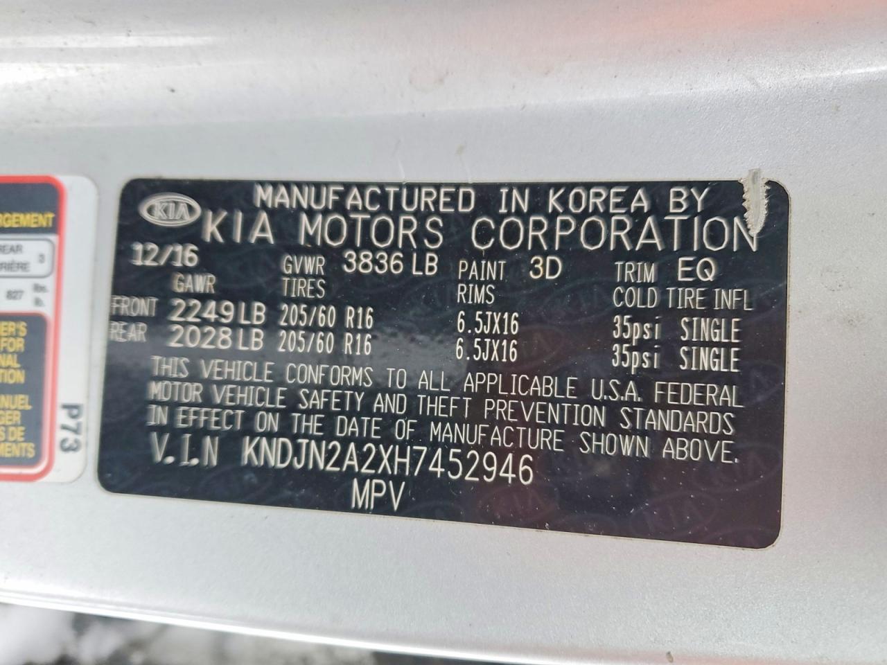 2017 KIA SOUL