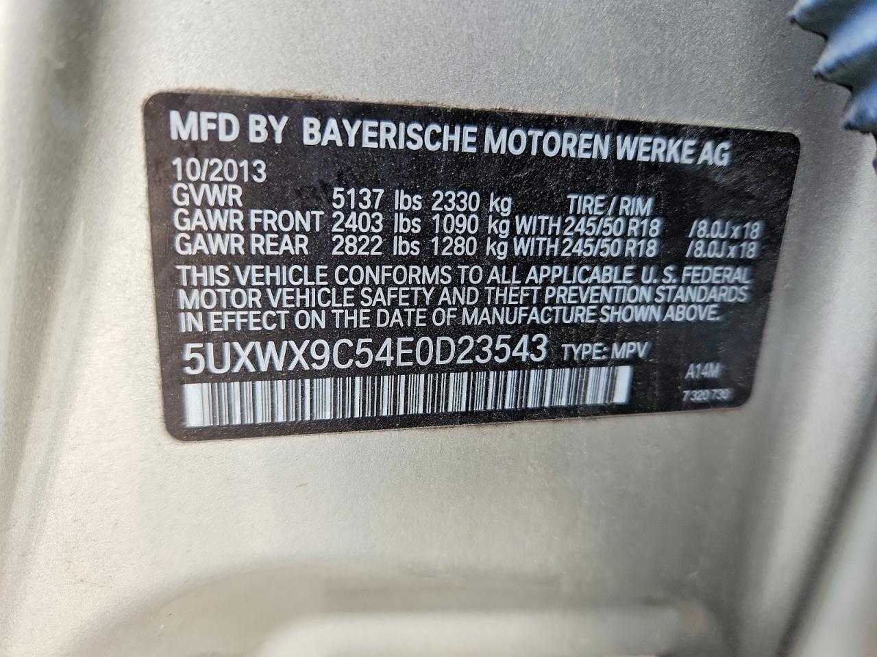 2014 BMW X3