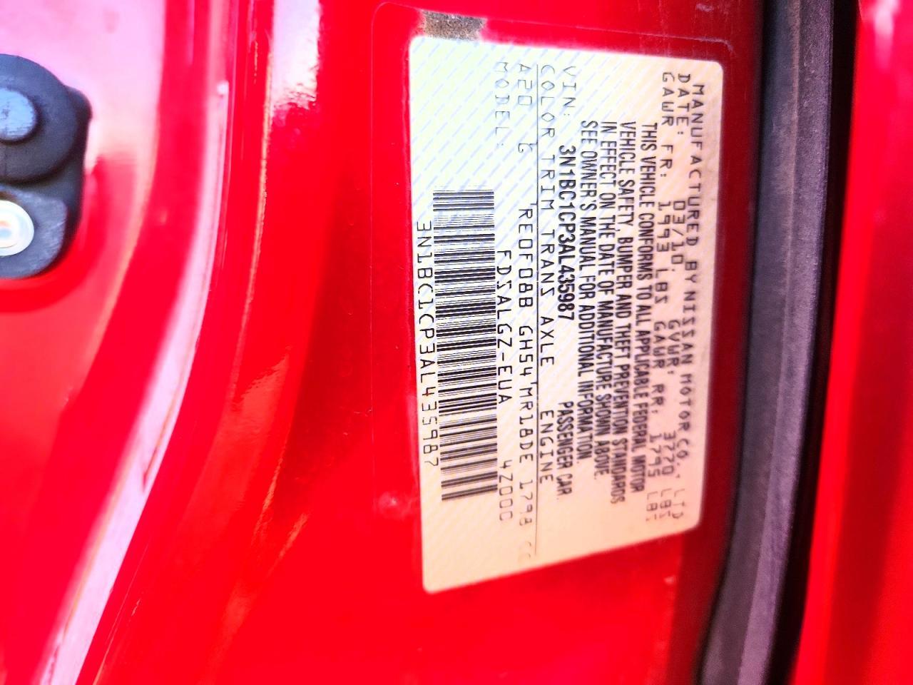 2010 NISSAN VERSA