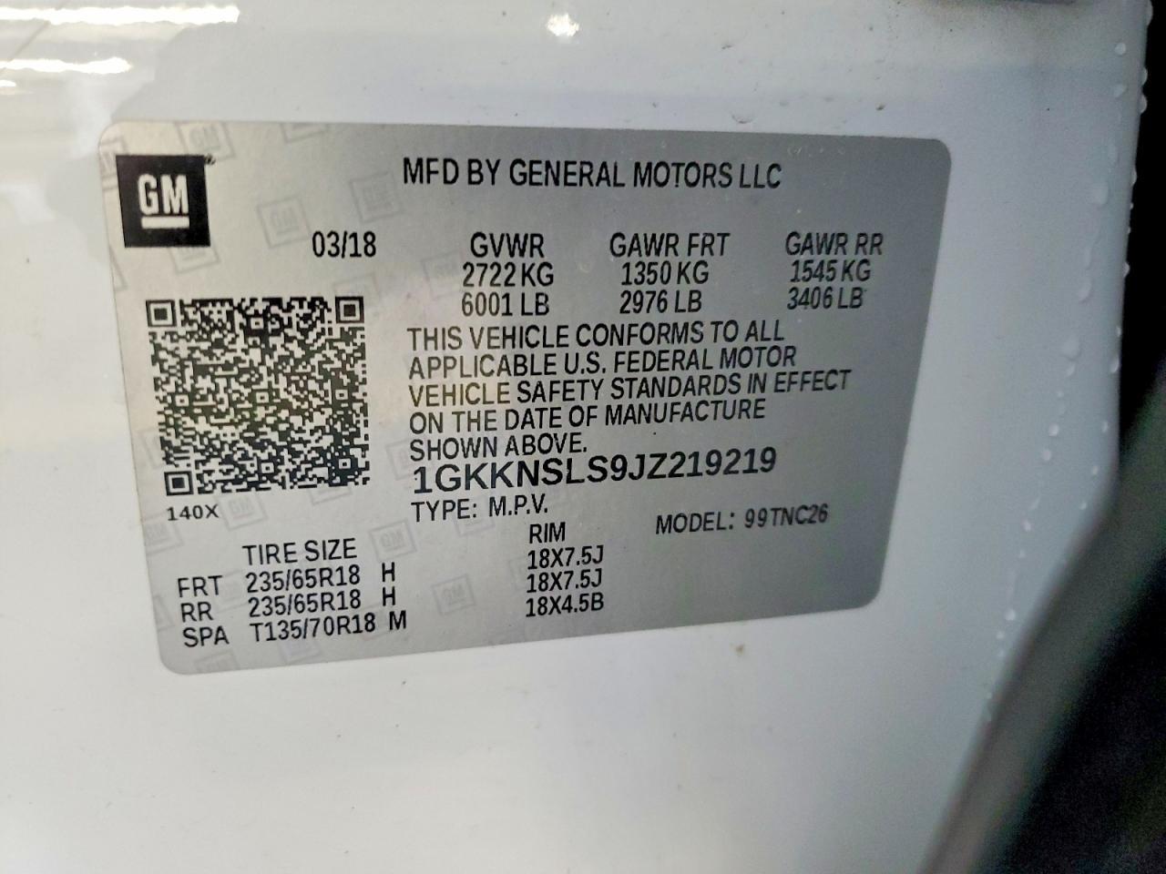 2018 GMC ACADIA