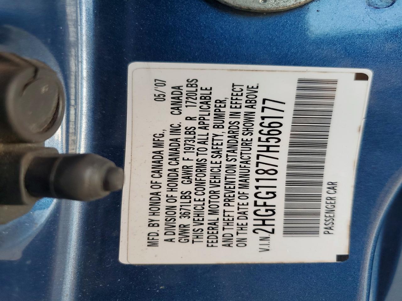 2007 HONDA CIVIC