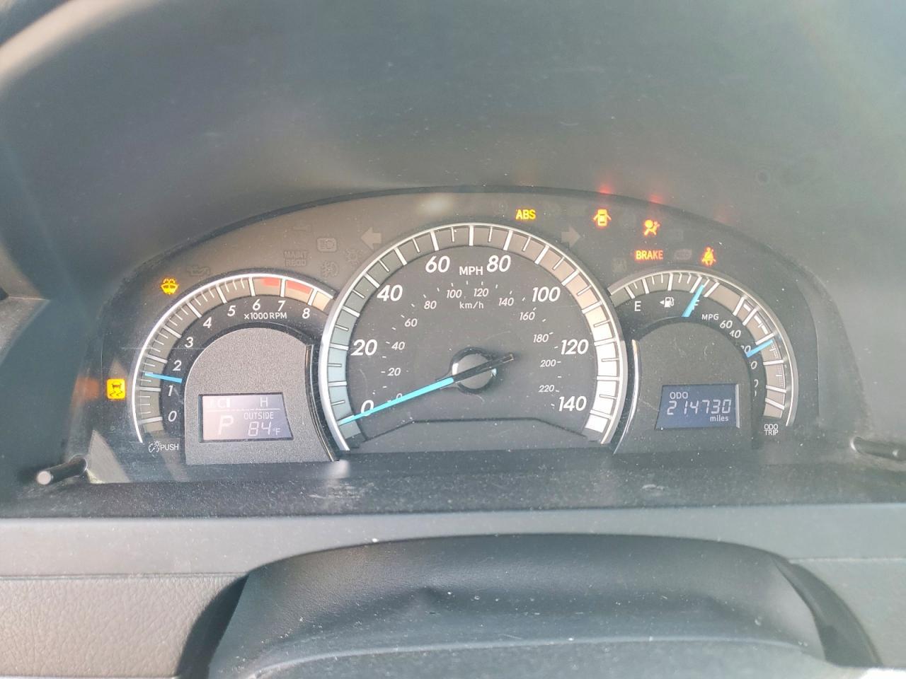 2012 TOYOTA CAMRY