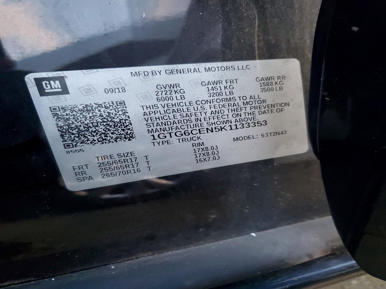 2019 GMC CANYON
