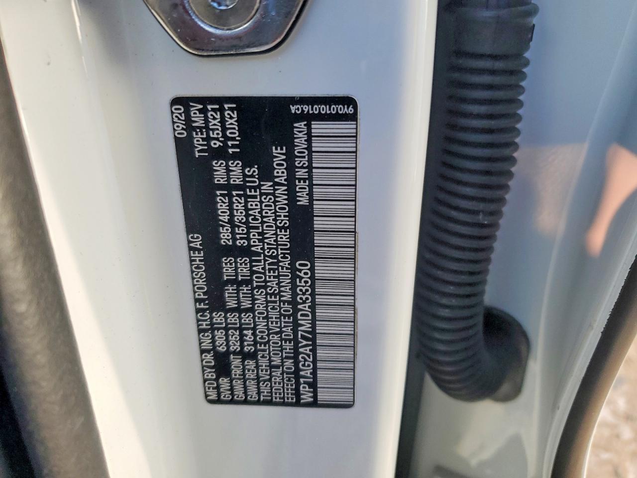 2021 PORSCHE CAYENNE