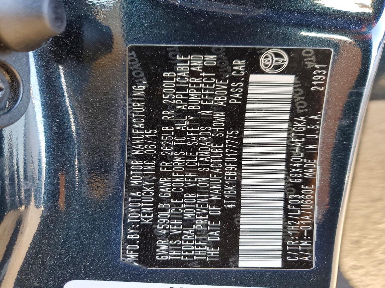2015 TOYOTA Avalon