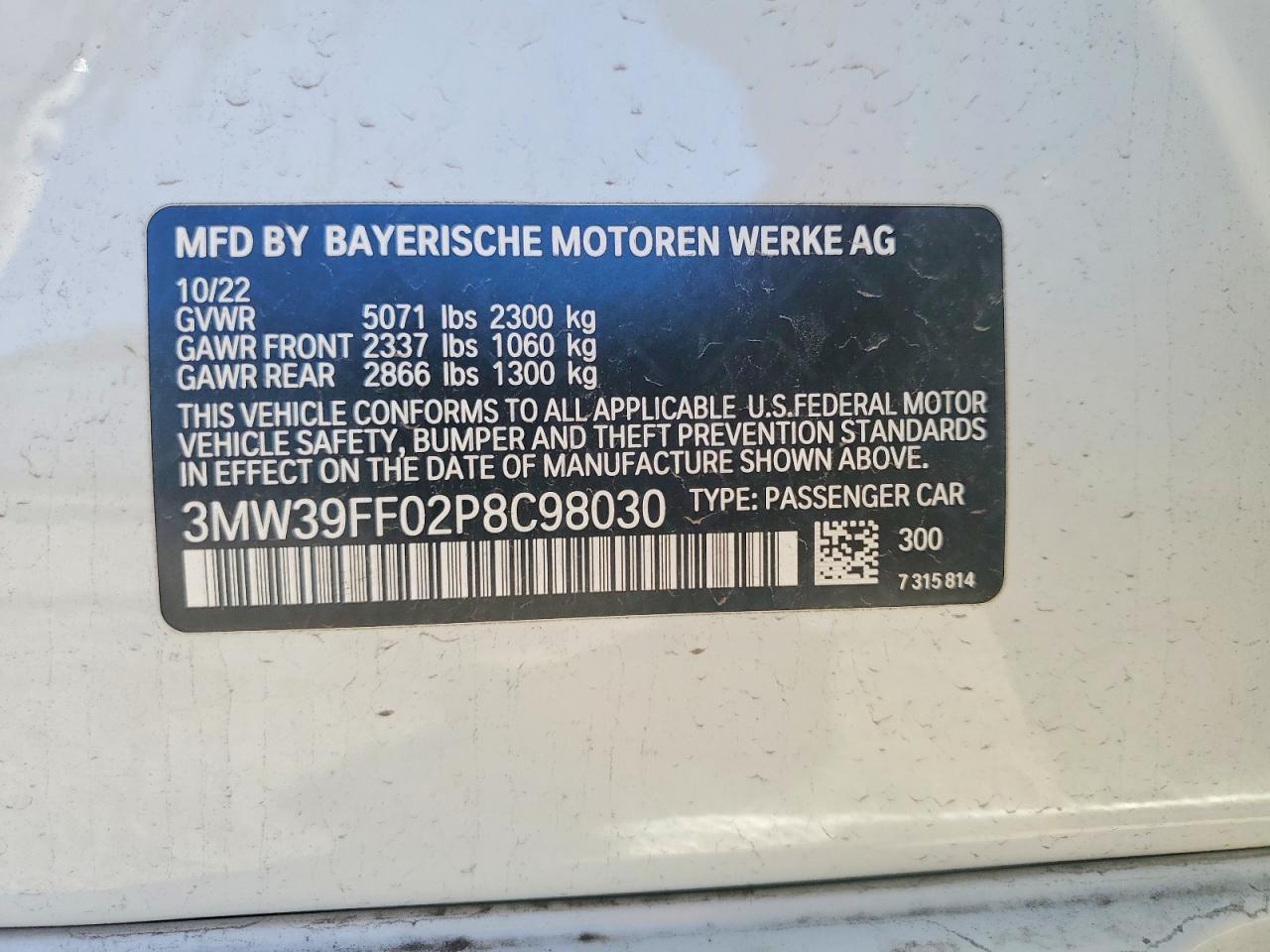 2023 BMW 3 SERIES