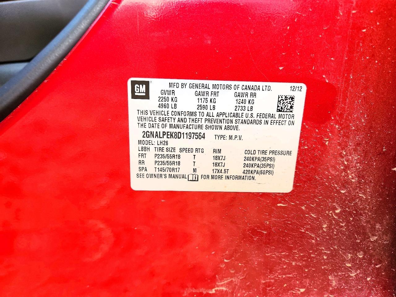 2013 CHEVROLET EQUINOX