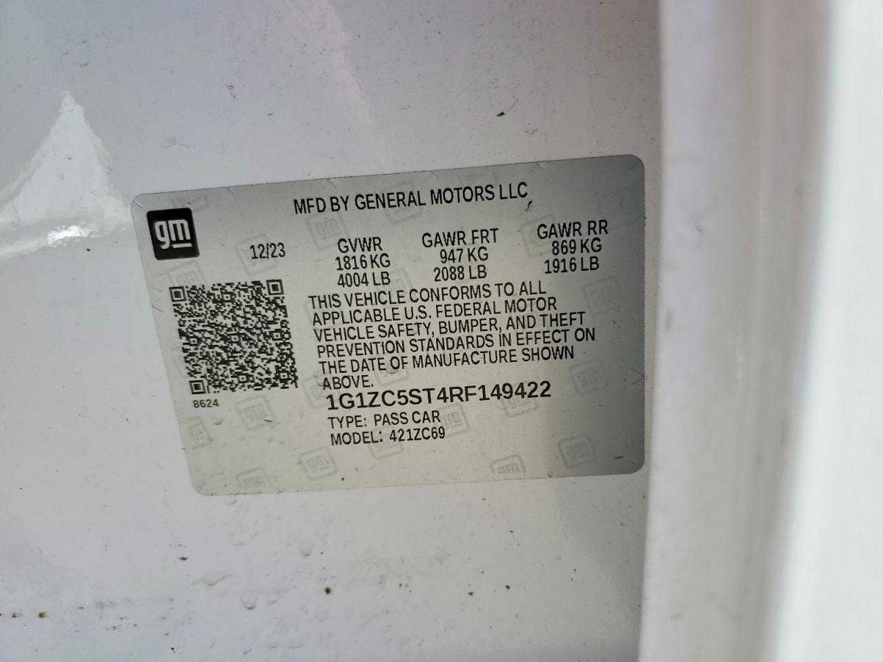 2024 CHEVROLET MALIBU