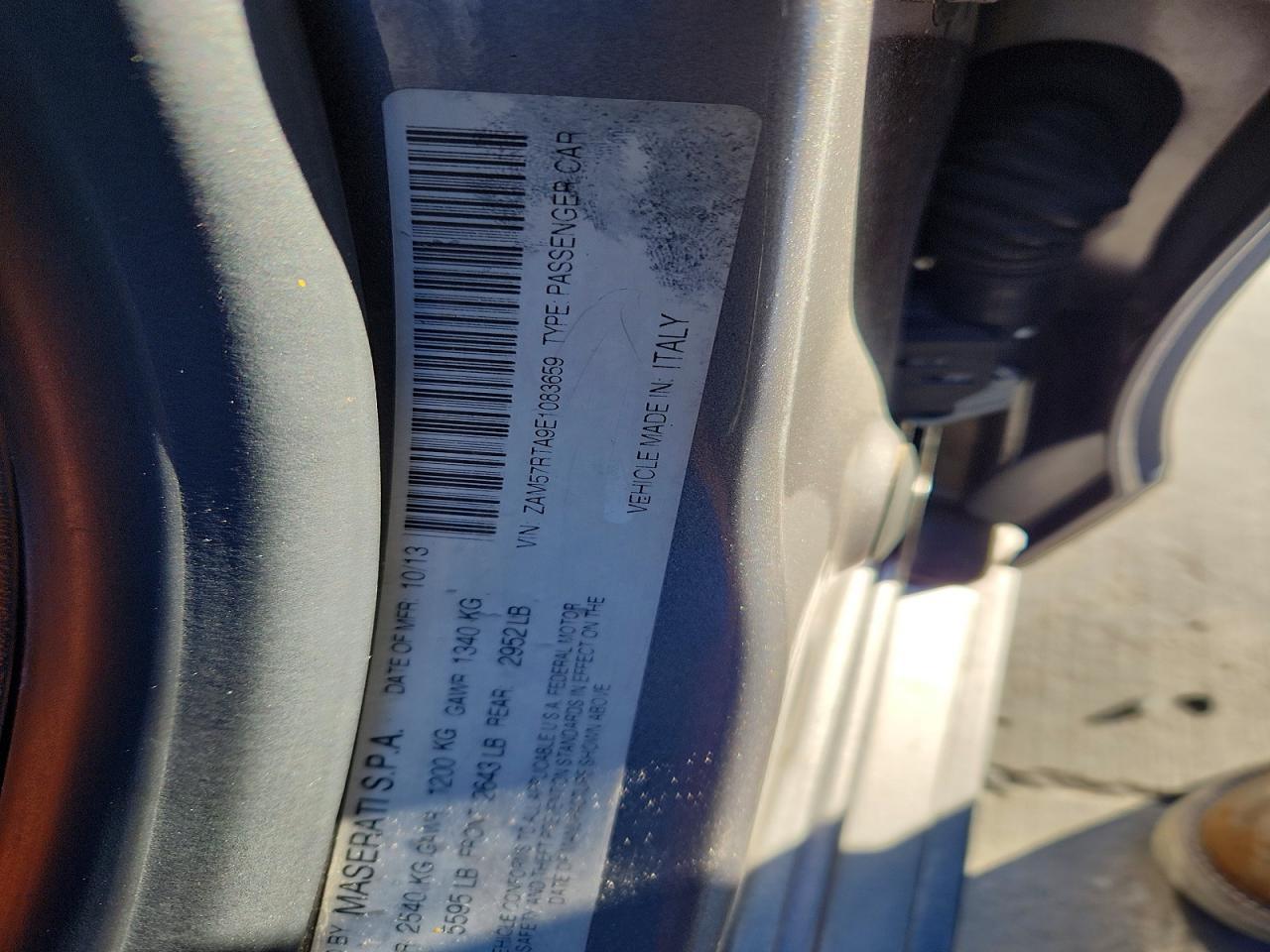 2014 MASERATI Ghibli