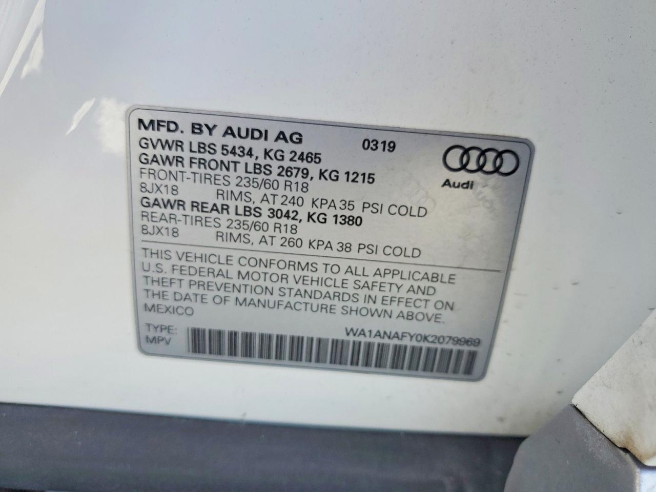 2019 AUDI Q5