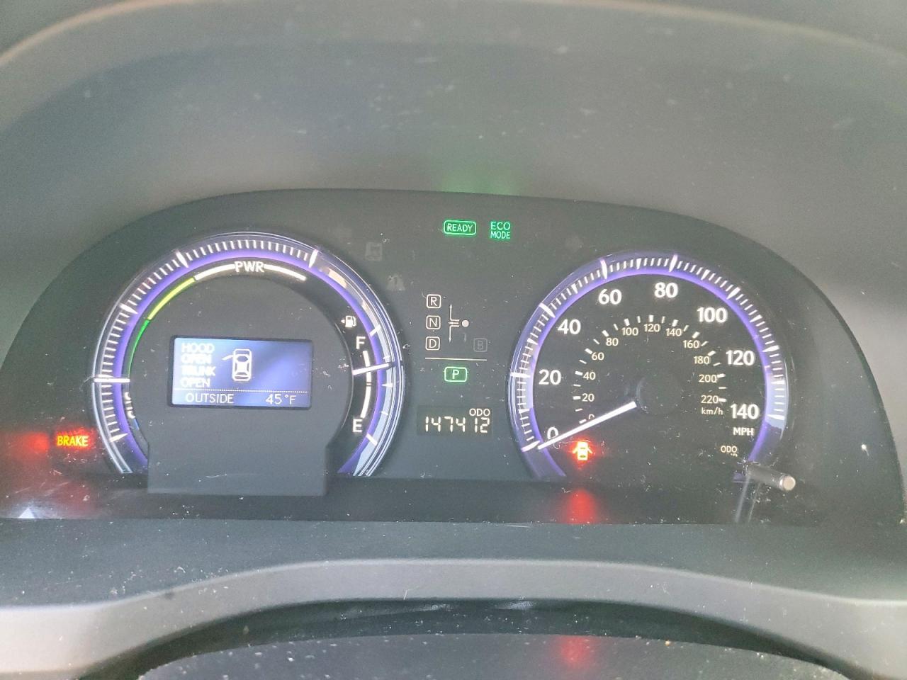2010 LEXUS HS 250h