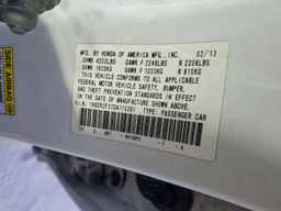 2013 HONDA ACCORD