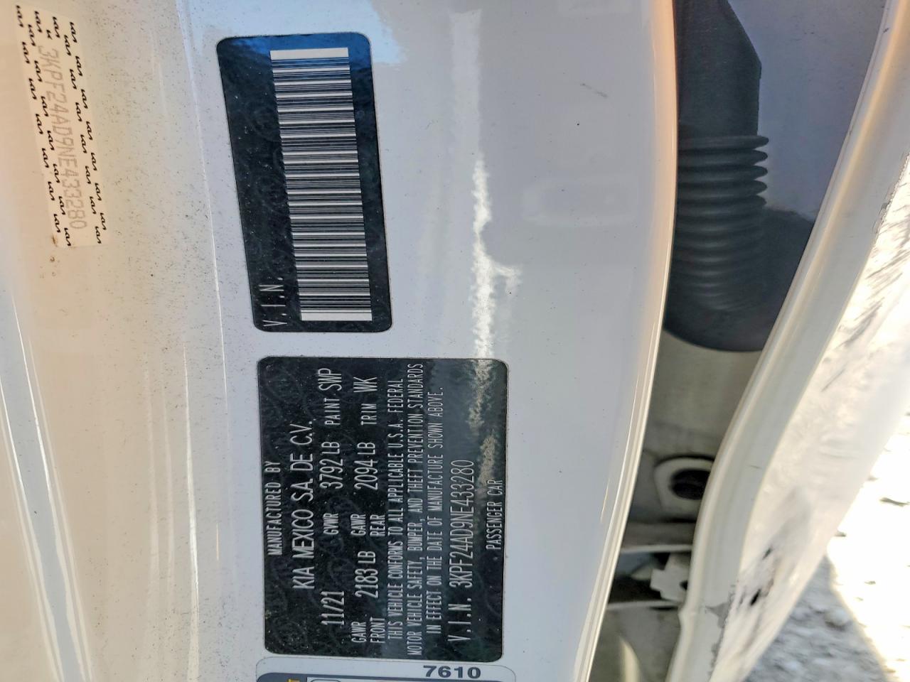 2022 KIA FORTE