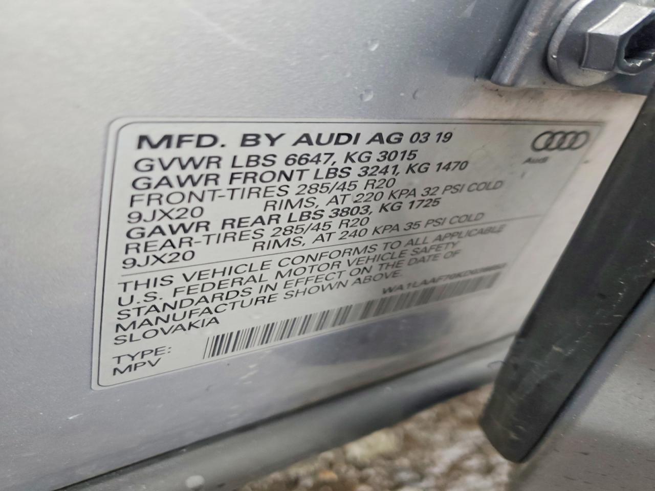 2019 AUDI Q7