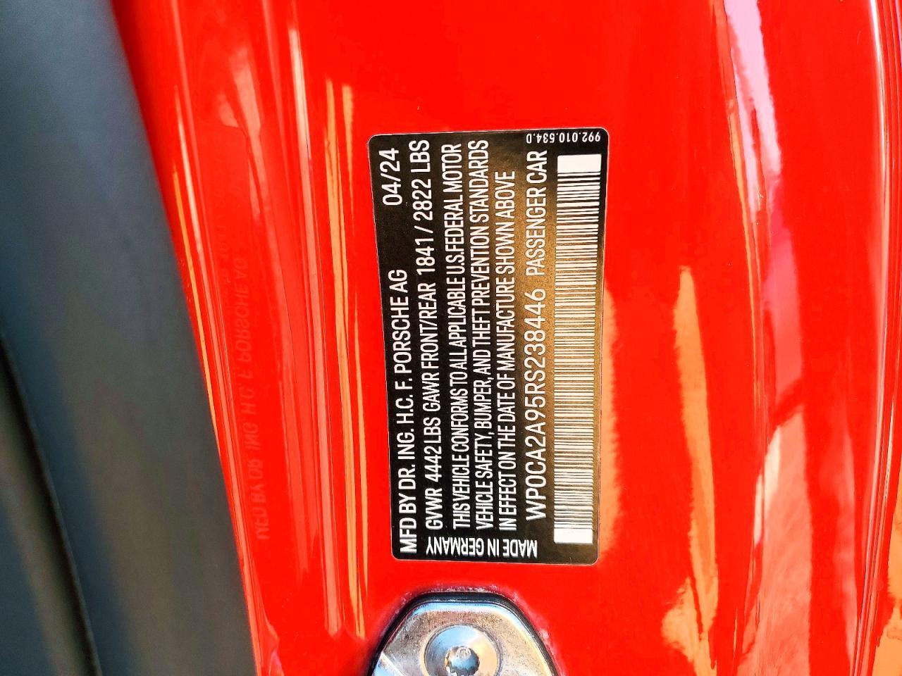 2024 PORSCHE 911