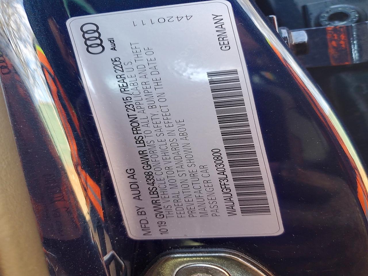 2020 AUDI A3