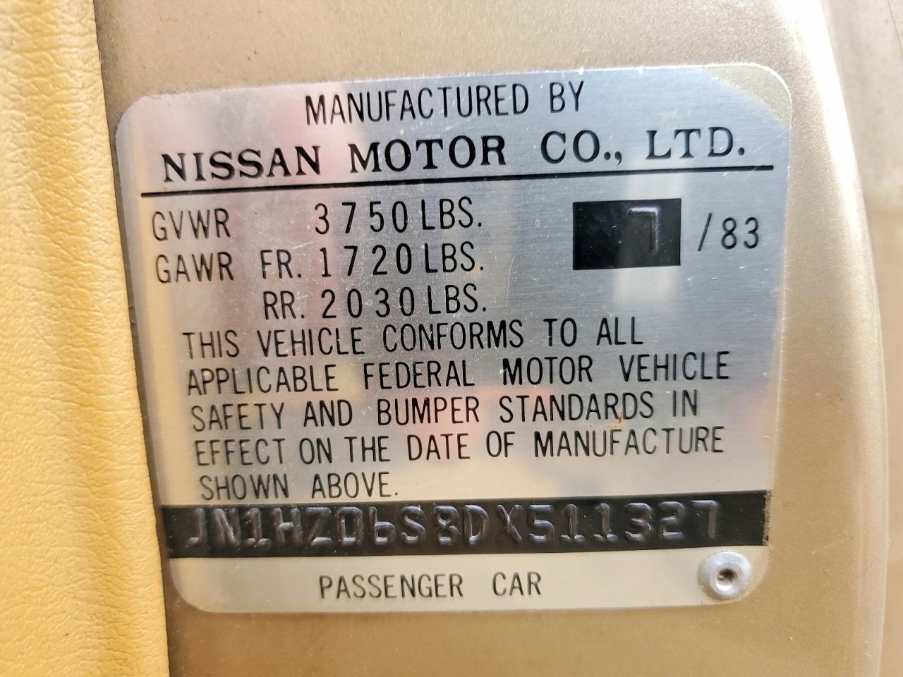 1983 Datsun 280zx