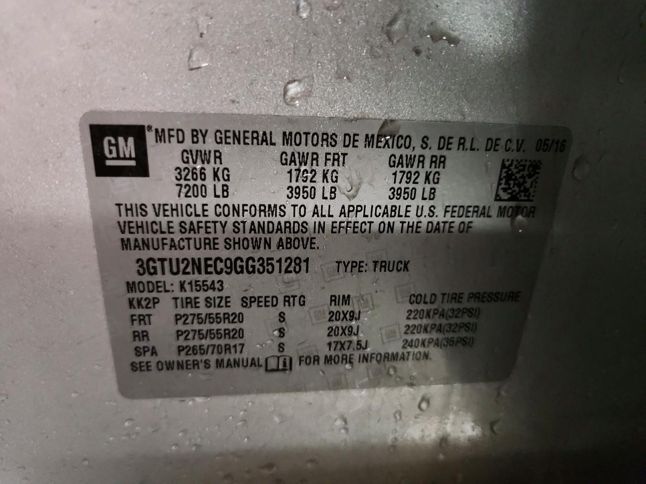 2016 GMC Sierra