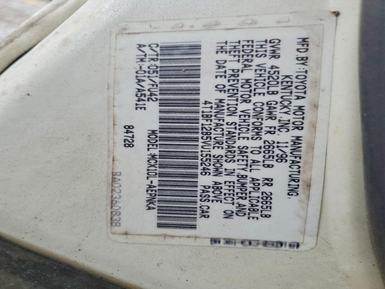 1997 TOYOTA Avalon