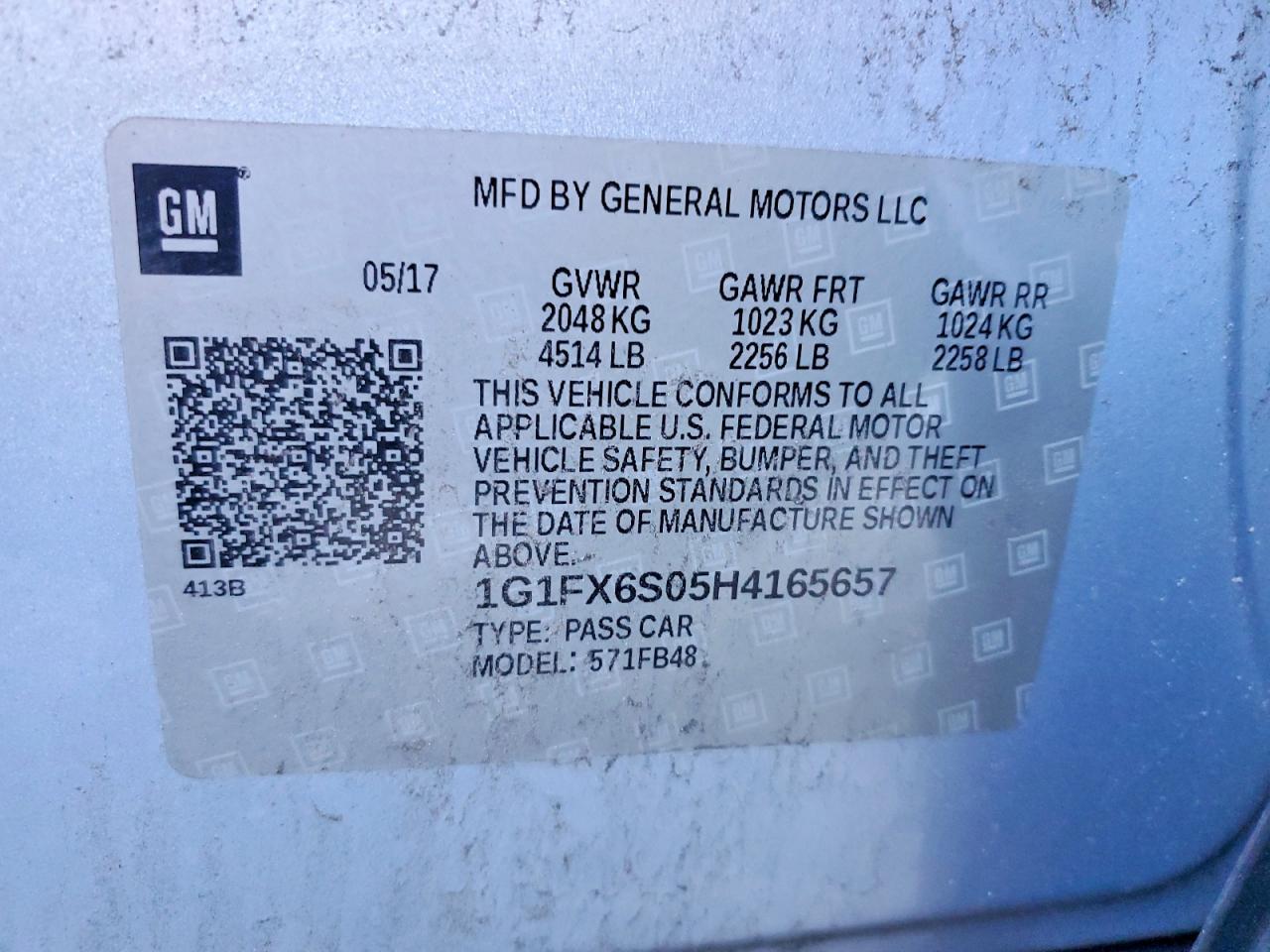 2017 CHEVROLET Bolt EV
