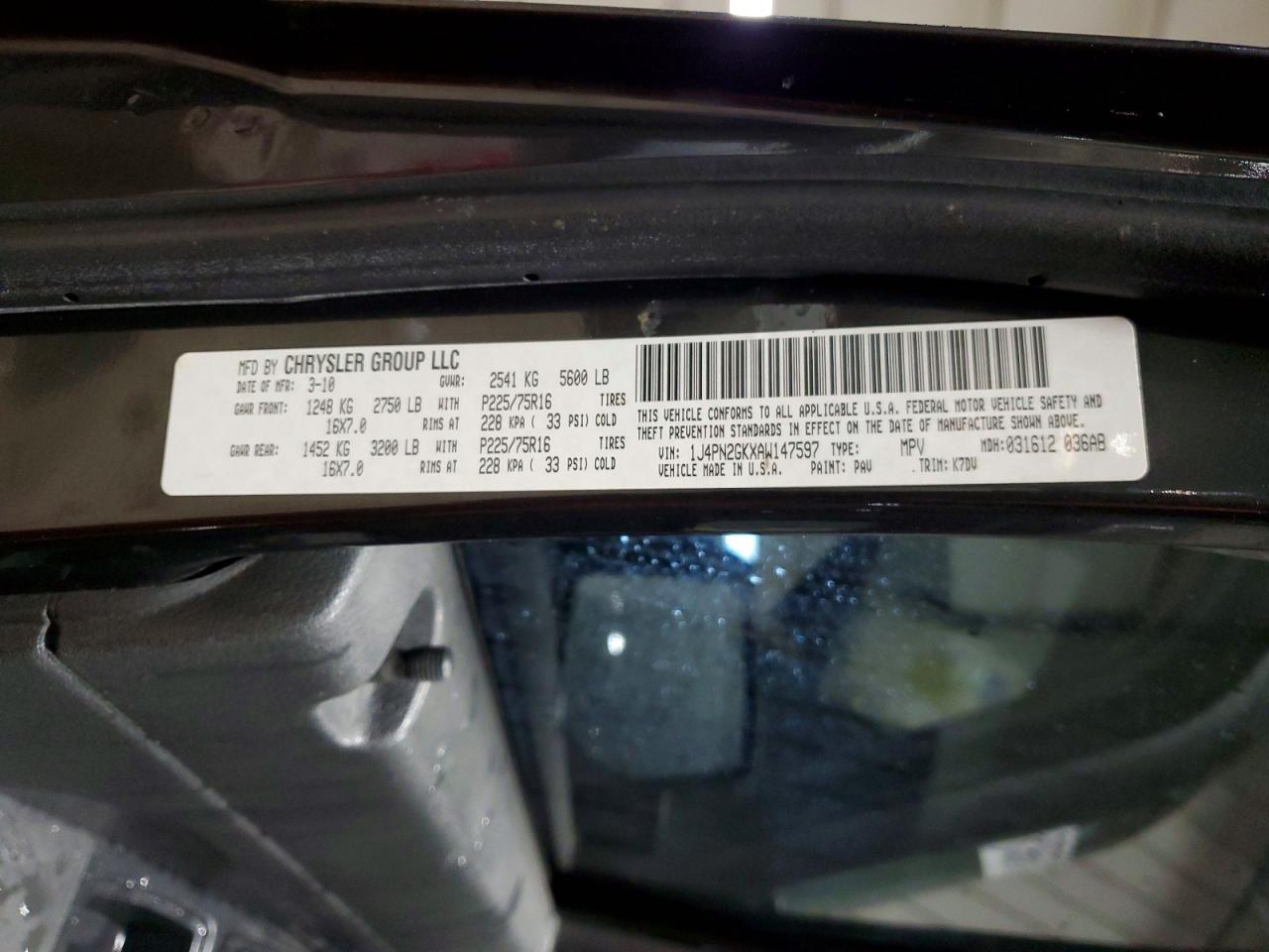 2010 JEEP Liberty