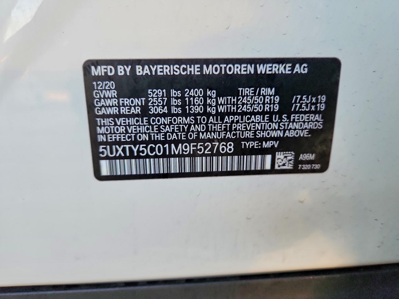 2021 BMW X3
