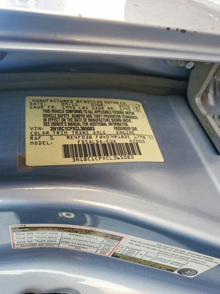 2012 NISSAN VERSA