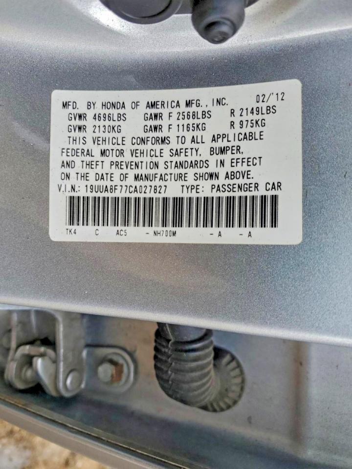 2012 ACURA TL