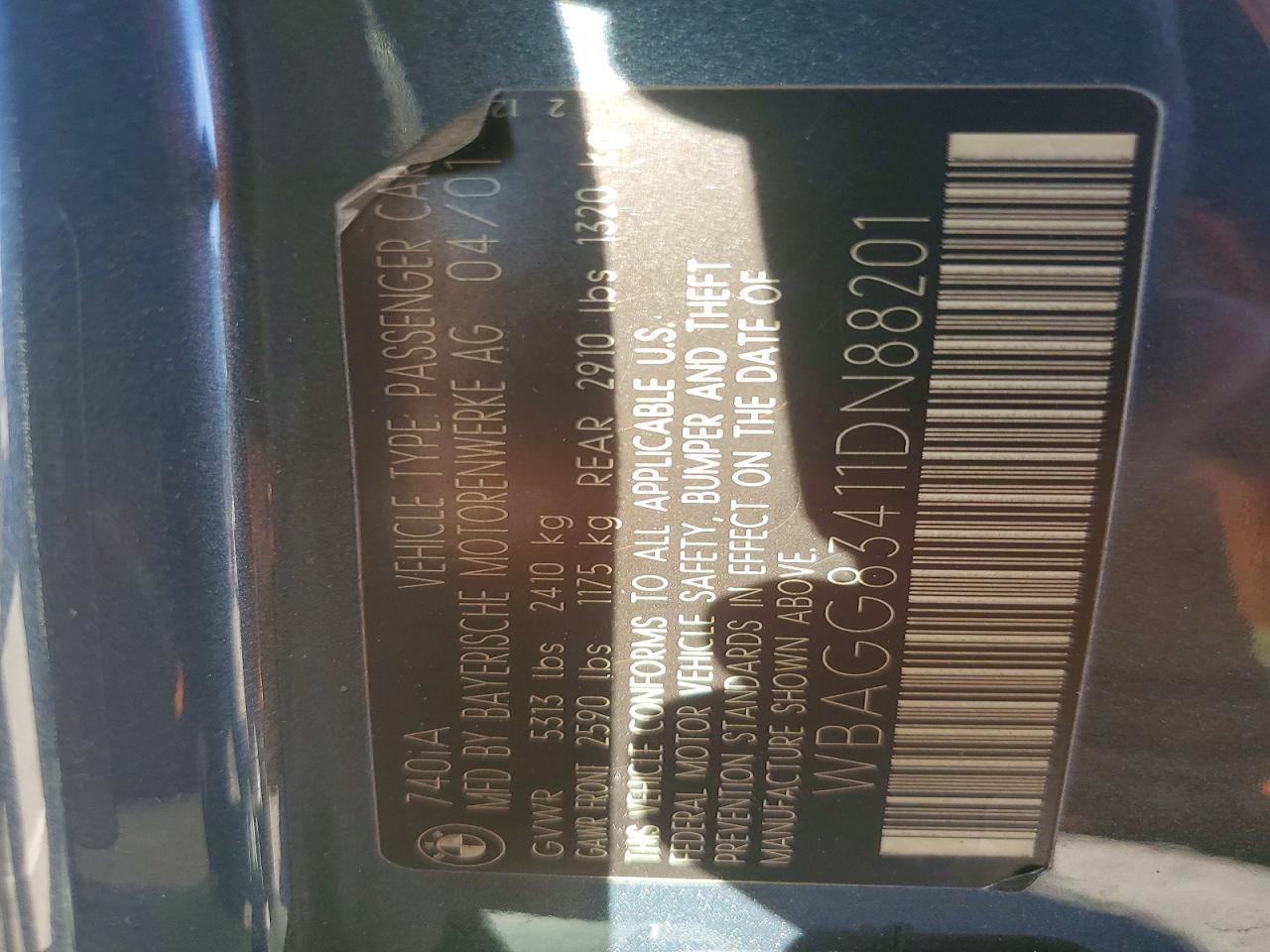 2001 BMW 7 series